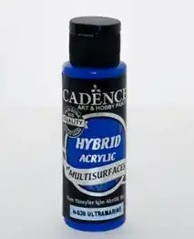 Cadence Hybrid Acrylic for Multisurfaces Semi Matt - H-038, Ultramarin Blue 70ml
