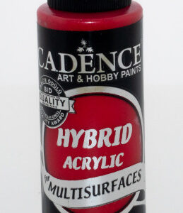 Cadence Hybrid Acrylic for Multisurfaces Semi Matt - H-053, Crimson Red 70ml