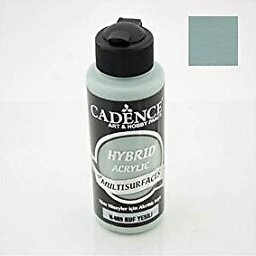 Cadence Hybrid Acrylic for Multisurfaces Semi Matt - H-089, Mould Green 70ml