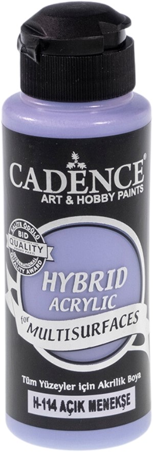 Cadence Hybrid Acrylic for Multisurfaces Semi Matt - H-114, Light Violet 70ml