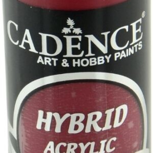 Cadence Hybrid Acrylic for Multisurfaces Semi Matt - H-054, Blood Red 120ml