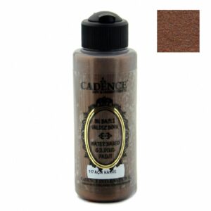 Cadence Waterbased Gilding Metallic Paints - 117, Light Brown 120ml