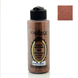 Cadence Waterbased Gilding Metallic Paints - 118, Bronze 120ml