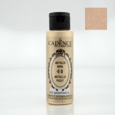 Cadence Metallic Paint - 202 Champaigne, 70ml