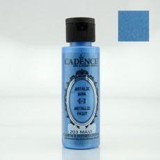 Cadence Metallic Paint - 203 Blue, 70ml
