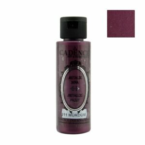 Cadence Metallic Paint - 211 Plum, 70ml