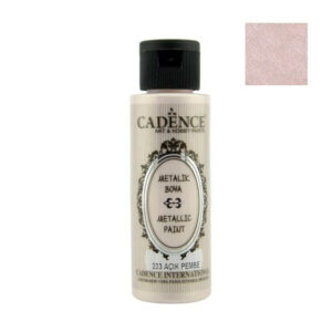 Cadence Metallic Paint - 233 Light Pink, 70ml