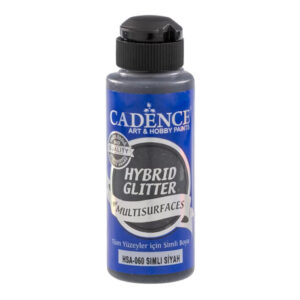 Cadence Hybrid Glitter - Gold - Paint For Multisurfaces - HSA-060 Black 120ml