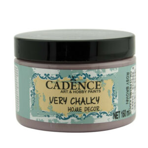 Cadence Very Chalky Home Decor Ultra Matt Velvety Acrylic Paint - CH-13 Rosy Brown, 150ml