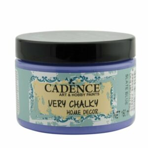Cadence Very Chalky Home Decor Ultra Matt Velvety Acrylic Paint - CH-15 Slate Blue, 150ml