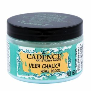 Cadence Very Chalky Home Decor Ultra Matt Velvety Acrylic Paint - CH-16 Baby Blue, 150ml