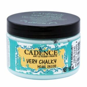 Cadence Very Chalky Home Decor Ultra Matt Velvety Acrylic Paint - CH-17 Light Powder Blue, 150ml