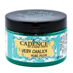 Cadence Very Chalky Home Decor Ultra Matt Velvety Acrylic Paint - CH-37 Palm Royal, 150ml
