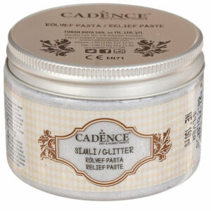 Cadence Glitter Relief paste - 5835 Silver