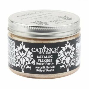 Cadence Metallic Flexible Relief paste - MF-02 Champaigne, 150ml