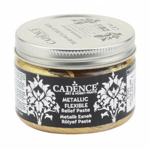 Cadence Metallic Flexible Relief paste - MF-03 Gold, 150ml