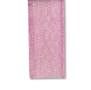 Organza bånd 15mm – 03 Lys rosa – 10m