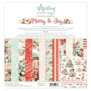Mintay - Merry & Joy 07 12x12 Blokk