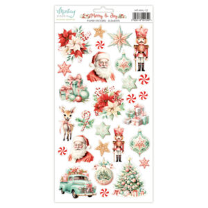 Mintay - Merry & Joy 12 Papir klistremerke elements