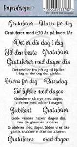 Papirdesign klistremerke Det smeller