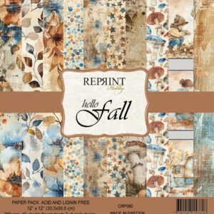Reprint - Hello Fall Collection 12x12" Blokk