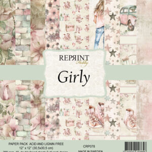 Reprint - Girly Collection 12x12" Blokk