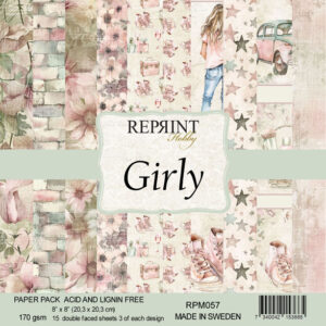 Reprint Girly Collection 8x8 Blokk