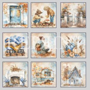 Reprint Hello Fall Collection - Tags
