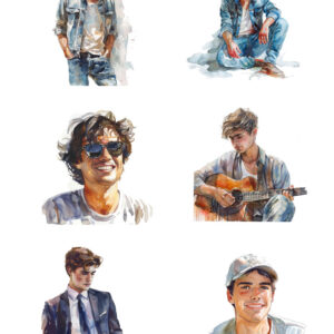 Reprint Cool Guy - A4 klippeark