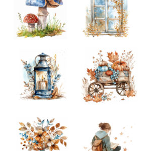 Reprint Fall - A4 klippeark