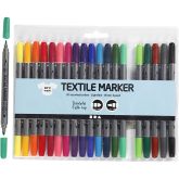 Tekstiltusj, Strek 2,3+3,6 mm