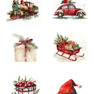 Reprint Christmas - A4 klippeark