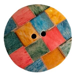 Treknapp, 30mm Multicolor