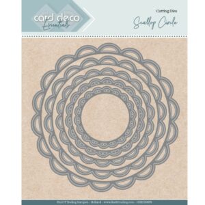 Card Deco Scallop Circle - Nesting Cutting Dies
