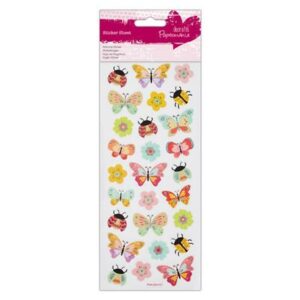 Glitter Stickers - Sommerfugler