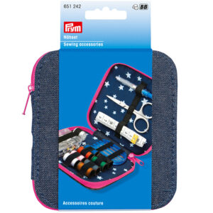 Prym Sysett Denim Rosa m/glidlås