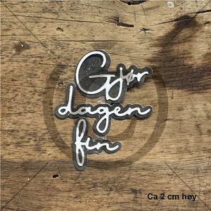 Papirdesign Dies- Gjør dagen fin