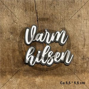 Papirdesign Dies- Varm hilsen