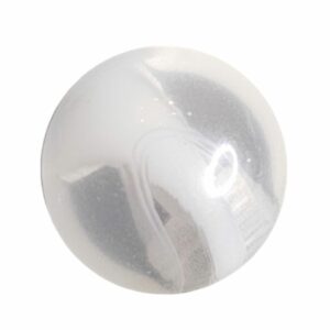 Knapp, m/ring 13mm Hvit