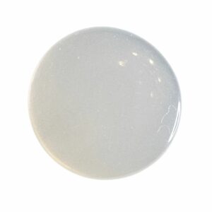 Knapp, m/ring 13mm Hvit