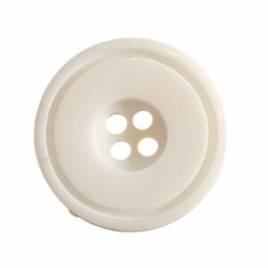 Knapp, 4 hulls 13mm, Hvit
