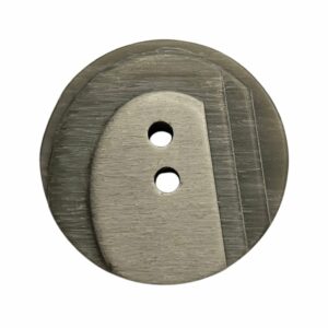 Knapp 2 hulls 23mm Grå