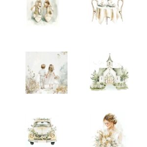 Reprint - Marry Me 1, A4 klippeark