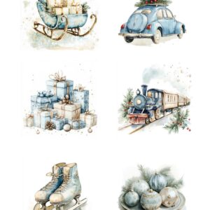 Reprint - Winter Vibes 1 A4 klippeark