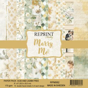 Reprint - Marry Me Collection 8x8 Blokk