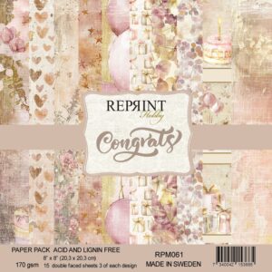 Reprint - Congrats Collection 8x8 Blokk