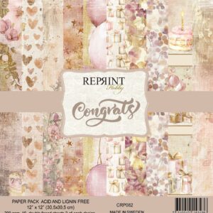 Reprint - Congrats 12x12 Blokk