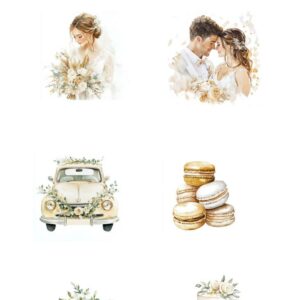 Reprint - Marry Me Collection Klistremerker