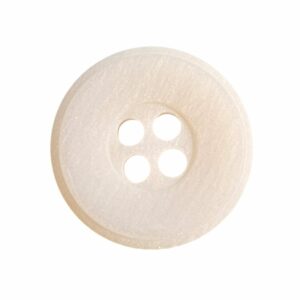 Knapp,4 hulls 15mm, Hvit