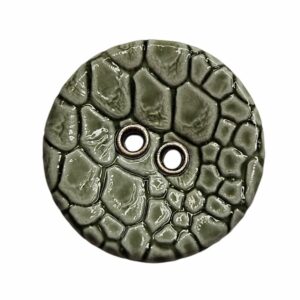 Knapp 2 hulls eyelet 20mm, Grønn